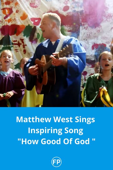 Matthew West Sings Inspiring Song "How Good Of God" Christian Songs List, Christian Song Quotes, The Goodness Of God, Matthew West, Goodness Of God, Christian Song Lyrics, Christian Music Videos, Christian Songs, Wedding Songs