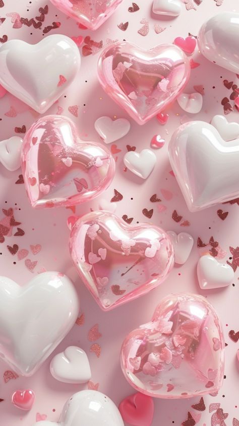 Valentine’s Iphone Backgrounds Puffy Wallpaper, February Wallpaper, Valentines Wallpaper Iphone, Wallpaper Iphone Aesthetic, Pink Wallpaper Backgrounds, Floral Wallpaper Iphone, Aesthetic Pretty, Phone Wallpaper Pink, Pretty Phone Wallpaper