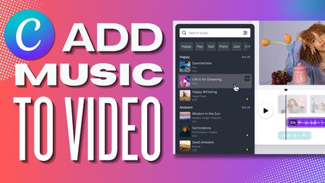 Are you ready to enhance your Canva videos with the magic of music? In this tutorial, we'll show you step-by-step how to add captivating soundtracks to your Canva video creations. It's easier than you think! We'll guide you through opening Canva's video editor, where the magic begins. If you're new to Canva video creation, we'll briefly cover how to design your video. Learn how to upload your own music or choose from Canva's extensive music library. How To Add Music To A Video, Canva Video, Canva Tips, Music Beats, First Youtube Video Ideas, Facebook Video, Copyright Music, Music Clips, Video Ideas