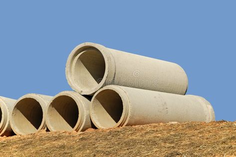 Drainage Pipe. Stack of Concrete Drainage Pipe , #sponsored, #Pipe, #Drainage, #Concrete, #Stack #ad Drainage Pipe, Art Designs, Graphic Art, Photo Image, Stock Photos, Plants, Design, Art