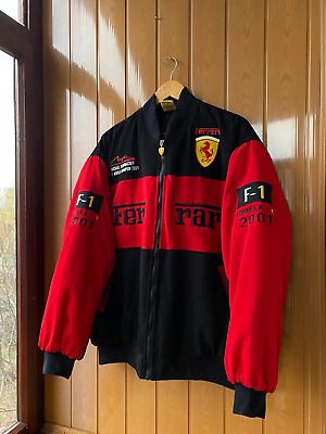 Formula 1 Clothes, Vintage Ferrari Jacket, Ferrari F1 Jacket, Ferrari Merch, Formula 1 Jacket, Ferrari Racing Jacket, F1 Clothes, F1 Clothing, Racing Jacket Outfit