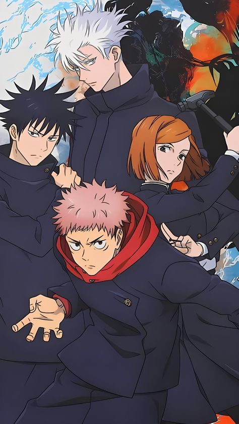 Jujutsu Kaisen official art Anime Drawing Books, Anime Poster, Anime Accessories, Movie Posters Minimalist, Bleach Anime, Cute Anime Wallpaper, Anime Scenery, Anime Demon, Cute Anime Character