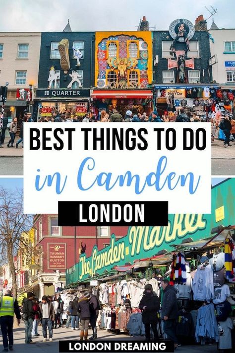 Camdentown London, London Camden, Weird Places, Places In London, London Bucket List, Camden Market, Europe 2024, Camden London, London Itinerary