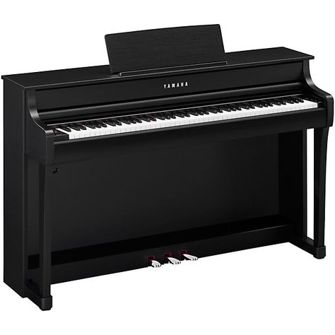 Yamaha Clavinova CLP-835 Console Digital Piano With Bench Matte Black | Guitar Center Yamaha Clavinova, Black Guitar, Guitar Center, Digital Piano, Room Decoration, Decor Project, Lowest Price, Matte Black, Piano