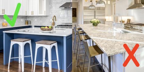 Cabinets With White Countertops, Light Cabinets, Dark Counters, Coastal Farmhouse Kitchen, Kitchen Bar Design, Kitchen Refresh, White Kitchens, Gray Cabinets, All White Kitchen