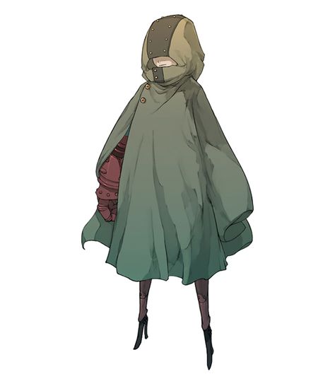 Yunika (Cloaked) from Gravity Rush Gravity Rush, Cyberpunk Anime, Character Design References, Comic Styles, Character Designs, Character Creation, Fantasy Clothing, Dnd Characters, Character Outfits