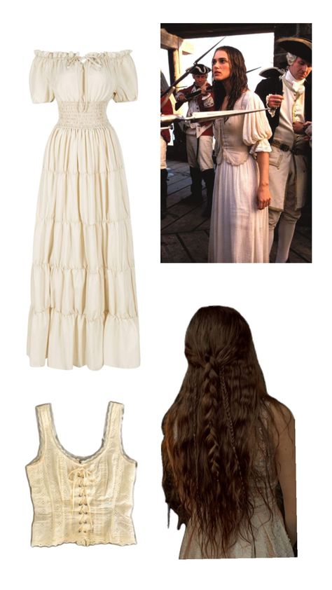 Elizabeth Swann And Will Turner Costumes, Elizabeth Swan Costume, Jack Sparrow Halloween Costume, Jack Sparrow Halloween, Elizabeth Swann Costume, Elizabeth Swan, Halloween Duos, Elizabeth Swann, Couples Halloween Outfits