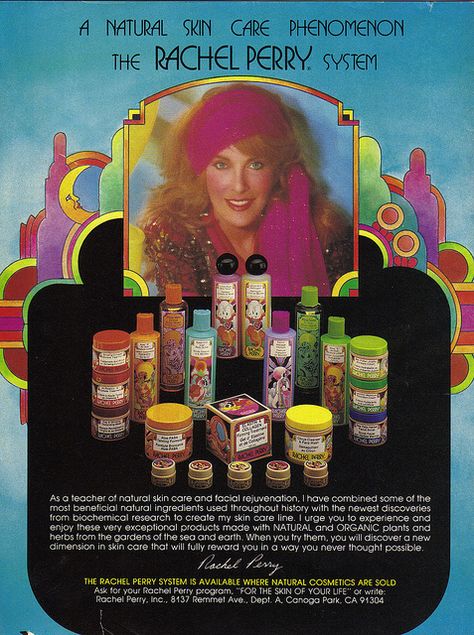 Vintage Ad #1,464: Rachel Perry's Natural Skin Care Phenomenon by jbcurio, via Flickr Rachel Perry Cosmetics, Rachel Perry, Anti Aging Quotes, 90s Ads, Cosmetics Ads, Vintage Beauty Products, Vintage Makeup Ads, Anti Aging Skin Care Diy, Patti Hansen