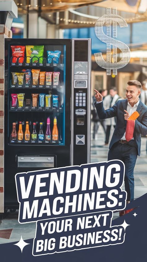 Thinking of diving into the vending machine business? ???? Learn how to start leasing or renting vending machines and coffee vending machines for a steady income stream. Whether you're interested in vending machine snacks or setting up a vending machine design that stands out, it's easier than you think to begin! #gg #incomepillar #rentavendingmachine Vending Machine Design, Vending Machine Snacks, Stable Income, Vending Machine Business, Coffee Vending Machines, Vision Board Book, Board Pictures, Soda Machines, Small Business Advice