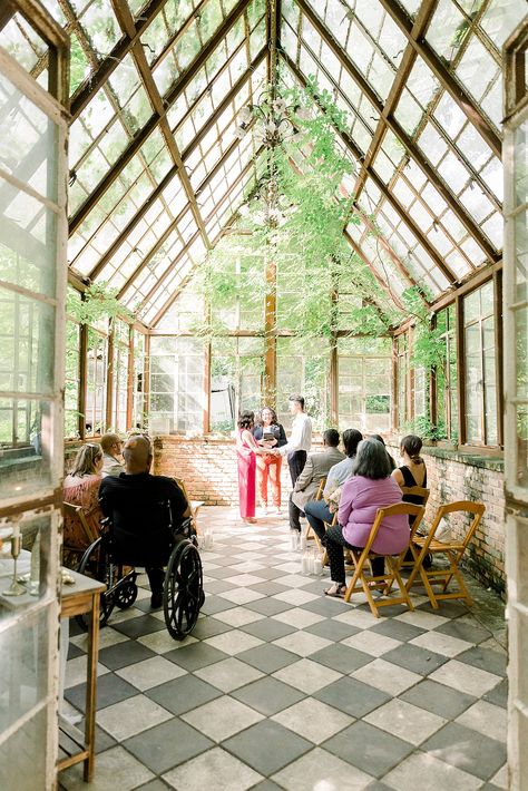 Greenhouse Ceremony, Texas Images, Sekrit Theater, Small Family Wedding, Nothing Bundt, Nothing Bundt Cakes, Smallest Wedding Venue, Austin Wedding Venues, Intimate Ceremony