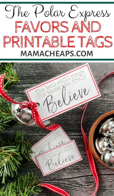 Believe In Christmas Magic, Silver Bells Christmas Party Theme, The Bell Still Rings For All Who Believe, Printable Polar Express Tickets Free, Polar Express Bell Craft, Polar Express Bells, Polar Express Bell Tags Printable Free, Free Polar Express Printables, Polar Express Printables Free