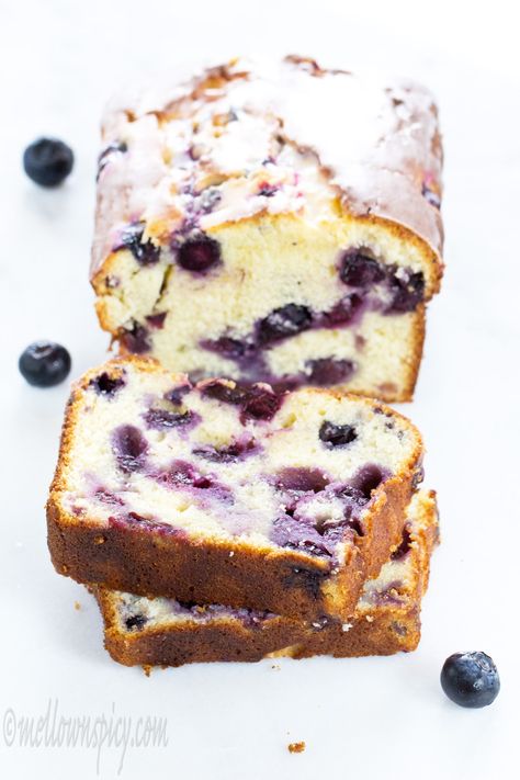 Blueberry Ricotta Pound Cake Blueberry And Ricotta Recipes, Blueberry Ricotta Cake, Pound Cake Blueberry Cheesecake Dessert, Pound Cake Blueberry, Blueberry Lemon Ricotta Pound Cake, Ricotta Pound Cake, Lemon Blueberry Pound Cake, Blueberry Pound Cake, Blueberry Cake Recipes