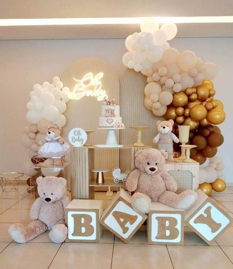 Oh Baby Baby Shower Ideas, Baby Shower Ideas Neutral, Neutral Gender Reveal Ideas, Gender Neutral Baby Shower Decorations, Baby Gender Reveal Ideas, Fancy Baby Shower, Theme Bapteme, Gender Reveal Baby Shower Themes, Birthday Party Props