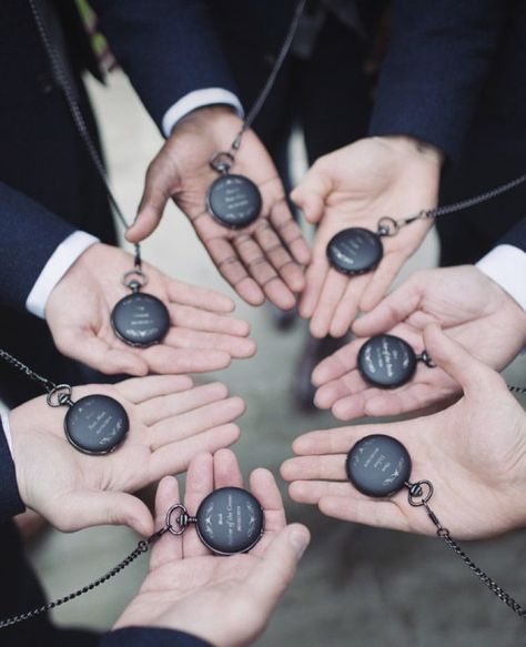 Groom Pocket Watch, Groomsmen Activities, Gifts For Groomsmen From Groom, Groomsmens Gifts, Groomsman Ideas, Groomsmen Pocket Watch, Gothic Viking, Groomsmen Pictures, Groomsmen Ideas