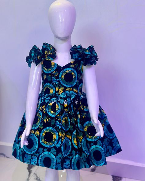 Beautiful from every angle 😍😍 N32,000 #ankarakids #kidsankara #kidsstyle #kidsfashion #childrensfashion #ballgown #balldress #portharcourt Ankara Style For Kids Girls Outfit, Kids African Outfits Girls Ankara, Ankara Children Gown Styles, Girls Ankara Dresses, Children Gowns Dresses Ankara, Children Ankara Gown Styles, Kids Wear Girls Fashion, Ankara Dress For Kids, Ankara Styles For Children