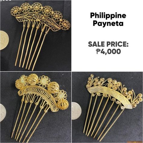 Philippine Jewelry, Tambourine, Traditional Jewelry, Brass, Silver, Gold