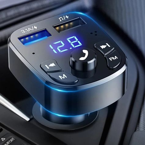 Bluetooth Transmitter, Car Kit, Car Bluetooth, Fm Transmitters, Audio Player, Bluetooth Audio, Smart Car, Fast Charger, Kit Cars