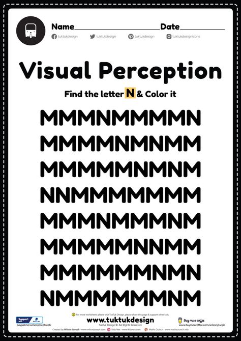 Visual Perceptual Worksheets, Visual Perception Activities Worksheets, Visual Attention Activities, Visual Attention Worksheets, Vision Therapy Activities, Concentration Activities, Visual Perceptual Activities, Visual Perception Activities, Cognitive Activities