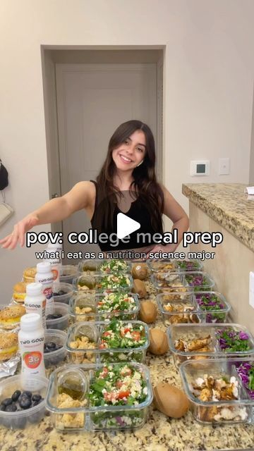 karen!! on Instagram: "weekly college meal prep👩‍🍳 all recipe vidoes are already up on my profile!! 🫶🏻 

#mealprep #collegemealprep  #easymeals #mealprepwithme #recipe #healthy #cheapmeals #mealsonabudget #healthyeating #mealinspo #mealprepideas #proteinmealprep #collegemeals  #dinnerideas #healthydinner #dinnermealprep #easydinnermealprep #collegemealprep #mealrpepwithme  #schoolunch #worklunch #schoollunchinspo #worklunchisnpo  #easylunch #healthylunches #coldlunchideas #coldlunchideas  #easybreakfast #easybreakfastidea #healthybreakfast  #proteinbreakfast" Meal Prep College Student Eat Healthy, Grad Student Meal Prep, College Meal Prep Healthy Eating, Meal Prep For Traveling, Restaurant Meal Prep, Uni Meal Prep, No Heat Meal Prep, College Student Meal Prep, Meal Prep For College Students