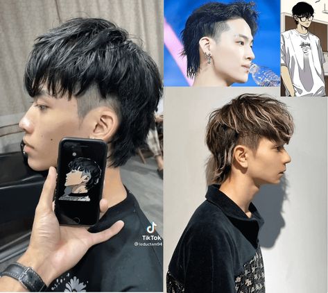 Jay Joe Haircut, Jayjo Mullet Hairstyle Mens, Jayjo Haircut Boy, Mullet Hairstyle Anime, Jay Jo Haircut In Real Life, Anime Mullet Hair, Jay Jo Mullet Haircut, Jay Haircut, Jay Jo Mullet