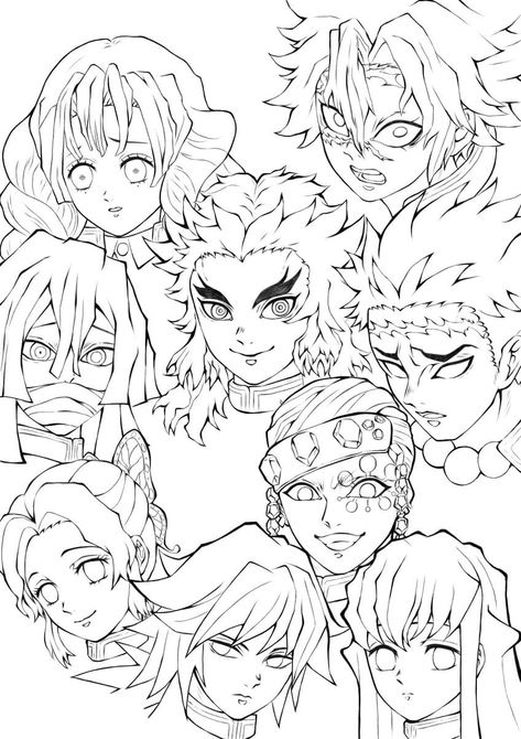 Manga Coloring Book, Anime Lineart, Coloring Book Art, Anime Stickers, Anime Character Drawing, Animal Coloring Pages, Anime Sketch, Anime Inspired, Coloring Book Pages