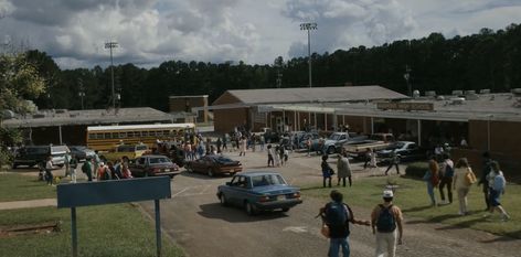 Stranger Things Location, Stranger Things Desired Reality, Shifting Stranger Things, Stranger Things Visuals, Shifting To Stranger Things, Hawkins High School, I Get Everything I Want, Countryside Village, Dr Visuals