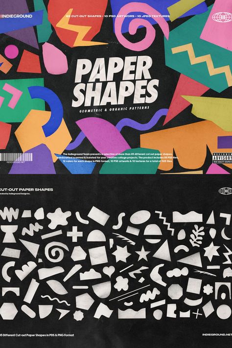 Paper Shapes Design, Organic Shape Pattern, Shape Patterns Design, Shape Design Graphic, Cutout Graphic Design, Shapes In Graphic Design, Collage Branding, Graphic Shapes Pattern, Organic Shapes Design