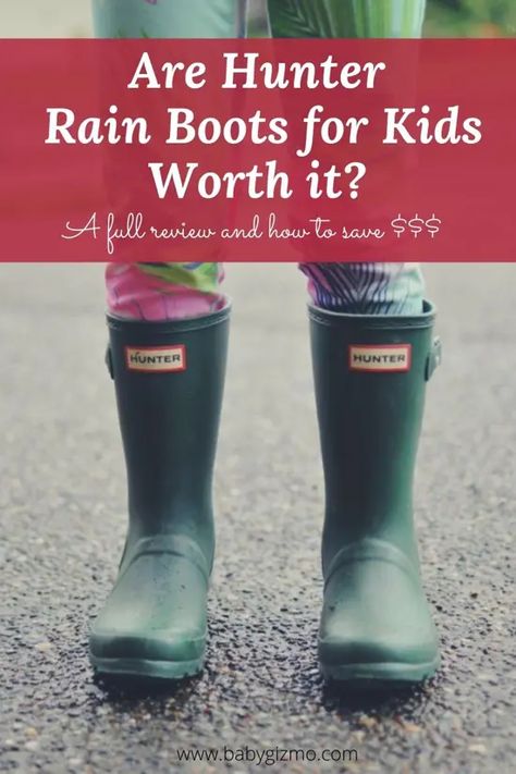 Hunter Boots For Kids, Toddler Hunter Boots, Kids Hunter Boots, Rain Boots For Kids, Rainboots Outfit, Green Hunter Boots, Rain Boot Outfit, Best Rain Boots, Cute Rain Boots