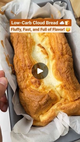 Keto Cloud Bread, Protein Bread Recipes, Blended Cottage Cheese, Egg White Powder, Slow Carb, Keto Dishes, Keto Side, Protein Bread, Keto Breads