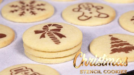 STENCIL SUGAR COOKIES | How Tasty Stenciled Cookies, Plain Sugar Cookies, Decorating Hacks, Holidays 2023, Powdered Eggs, Chocolate Wedding Favors, Chocolate Wedding, Vanilla Sugar Cookie, Best Sugar Cookies