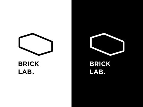 Brick Lab. by Hannnyeuuu on Dribbble Brick Logo, Brick Studio, Gym Logo, Furniture Logo, Brick Block, Learning Design, Graphics Inspiration, Visiting Cards, Design Graphique