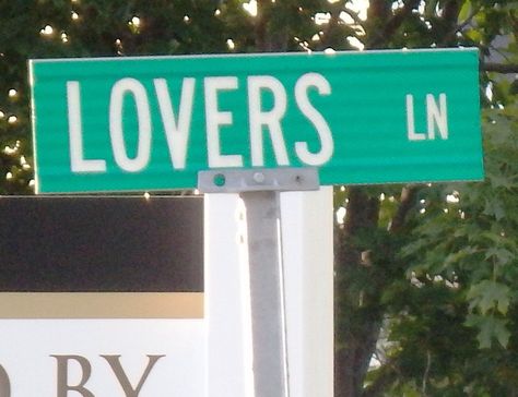 Lovers Lane Lovers Lane Sign, Diy Posters, Lovers Lane, Centennial Park, Hodge Podge, Room Stuff, Street Names, Street Sign, Street Signs