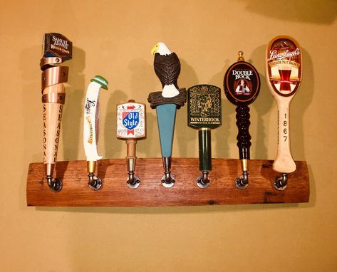 Beer Tap Handles Diy, Diy Beer Tap, Beer Tap Display, Beer Tap Handle Display, Beer Tap Handles Display, Tap Handle Display, Camping Bar, Keg Tap, Bar Tap