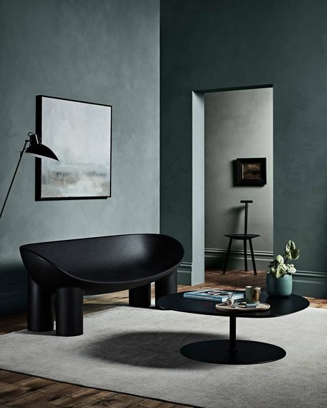 Porter's Paints on Instagram: “Smooth Impasto, 'Arctic Bay' & 'Duck Egg' in the hallway. . #colourcollection16 ​Styling @heathernetteking ​Photography…” Porters Paints, Porter Paint, Italian Furniture Brands, Roly Poly, Paint Brands, Minimalist Furniture, Italian Furniture, Duck Egg, Eames Lounge Chair