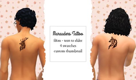 Sims 4 Marauders, Sims 4 Cc Marauders, Marauders Tattoo, Sims Outfits, Los Sims 4 Mods, Sims 4 Tattoos, Sims 4 Piercings, Cc Mods, Summer Presets