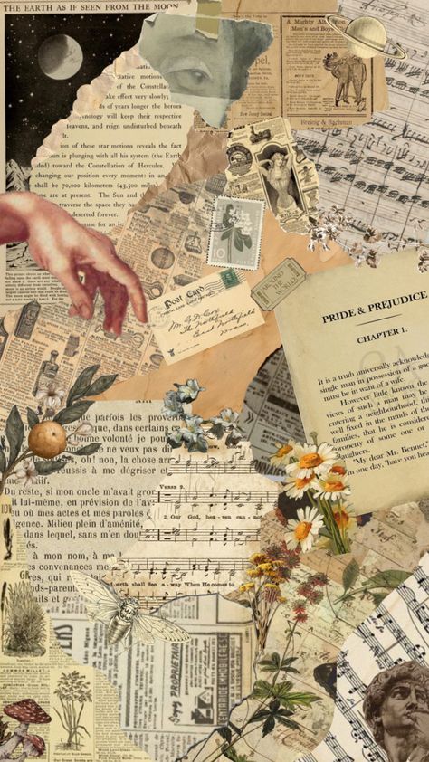 #vintage #vintageaesthetic #newspaper #brown #flowers Melanie Martinez Aesthetic Wallpaper, Newspaper Wallpaper, Cool Poster Designs, Melanie Martinez Aesthetic, Newspaper Flowers, Newspaper Collage, Newspaper Background, Close Up Art, Diy Photo Book