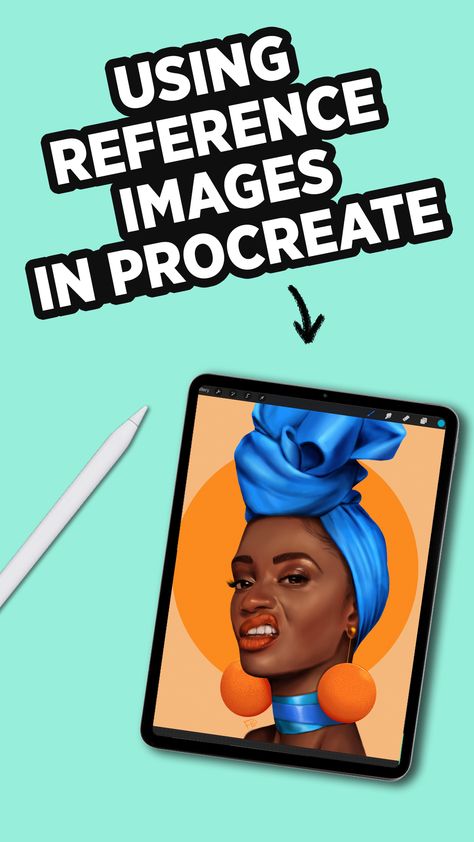 Procreate Reference Photo, How To Trace A Photo In Procreate, Portrait Procreate, Procreate Tutorials, Portrait Tutorial, Procreate Tutorial, Art Resources, Procreate Ipad, Portrait Paintings