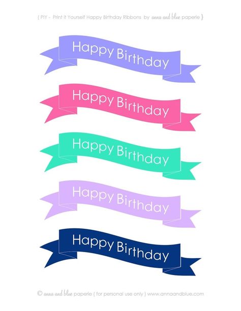 Happy Birthday Cake Banner Anna And Blue Paperie Free Printable Happy Birthday Cake Banners - davemelillo.com Happy Birthday Topper Printable, Happy Birthday Printable Cake Topper, Birthday Cake Banner, Happy Birthday Banner Printable, Birthday Banner Template, Diy Birthday Cake, Birthday Topper, Happy Birthday Printable, Cake Bunting