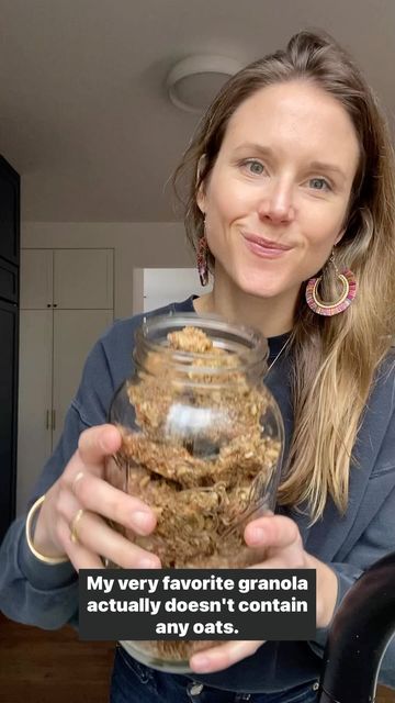 Nicki Sizemore on Instagram: "Grain Free Granola CLUSTERS ✨These crunchy granola clusters are made without oats and have a deliciously sweet flavor (even though they’re also #sugarfree). Eat them for breakfast, as a snack, or do as I do, and crunch on them late at night, alone in your kitchen. Pure pleasure. ✨ ↓ Get the recipe at the clickable link in my profile (@nickisizemore) or hop over here: https://fromscratchfast.com/grain-free-sugar-free-granola-recipe/ #glutenfree #glutenfreerecipes #g Granola Without Oats, Sugar Free Granola, Grain Free Breakfast, Granola Recipe Healthy, Granola Clusters, Granola Breakfast, Crunchy Granola, Grain Free Granola, Granola Recipe