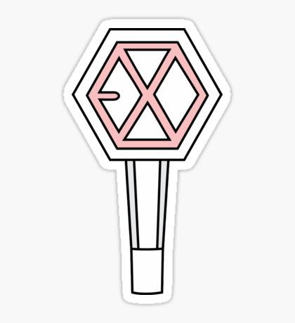 Pink Lightstick, Lightstick Exo, Exo Lightstick, Exo Logo, Exo Stickers, Exo Chibi, Exo Art, Pop Stickers, Exo Fan