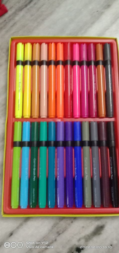 🎨 Camlin Brush 🖌️ Pen #Camlin Brush Pen #Art #Colouring #Stationary items #Stuff to buy #Hobbies #School Activity #Kid's Activity 📍 December 2022📍 Stuff To Buy, Brush Pen Art, Stationary Items, School Activity, Brush Pens, December 2022, Pen Art, Brush Pen, Pen Drawing