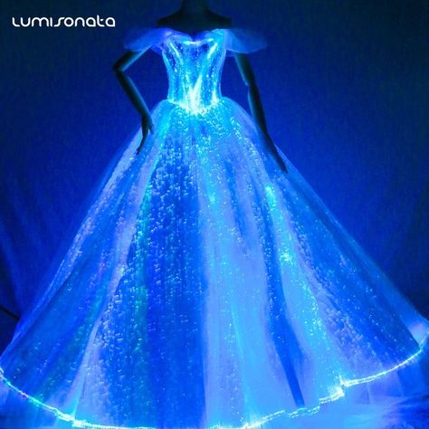 Dark Wedding Dress, Fiber Optic Dress, Light Up Dresses, Asian Wedding Dress, Pretty Quinceanera Dresses, Fancy Frocks, Fairy Tale Wedding Dress, Dark Dress, Cute Prom Dresses