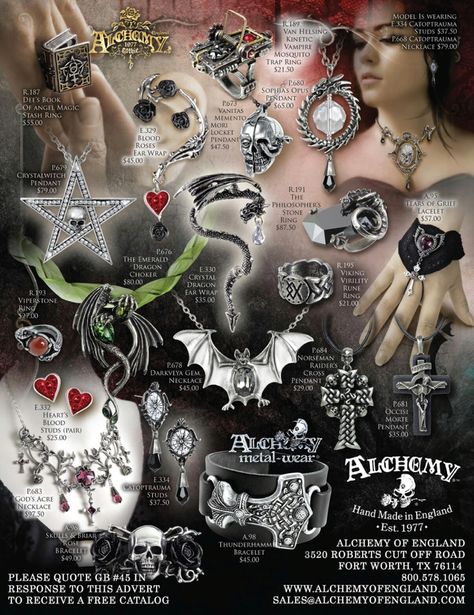 #goth #magazine #accessories Gothic Fashion Magazine, Goth Fashion Magazine, Vkei Jewellery, Goth Mood Board, Gothic Magazine, Goth Moodboard, Goth Magazine, 90s Mall Goth, 2000s Mall Goth