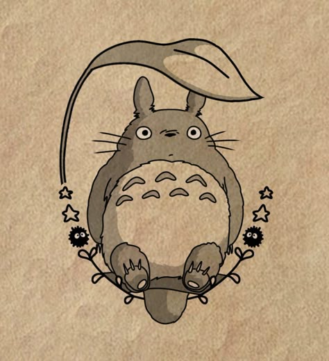 my first post on this account! hopefully this marks the start of my new journey a flash of totoro! #tattoo #totorotattoo #myneighbourtotoro Cute Totoro Drawing, My Neighbour Toroto Tattoos, Totoro Tattoo Minimalist, Soot Sprite Art, My Neighbor Totoro Drawing, Totoro Doodle, Totoro Sketch, My Neighbor Totoro Tattoo, Totoro Tattoos