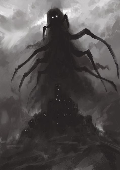 Necromancy Creatures, Poltergeist Art, Cosmic Horror Aesthetic, Famine Aesthetic, Eldritch Horror Aesthetic, Eldritch Art, Alain Pokemon, Drawing Horror, Shadow Creatures