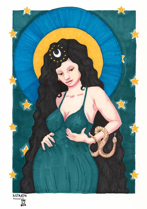 Atargatis Goddess, Anat Goddess, Astarte Goddess, Atabey Goddess, Eastern Mythology, Ishtar Goddess, Egypt Goddess, Pagan Life, Goddess Worship