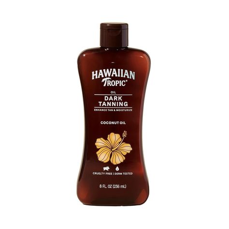 Hawaiian Tropic Dark Tanning Oil, 8oz | Moisturizing Body Oil, Tan Enhancer, Cocoa Butter Oil, Co... | Amazon (US) Hawaiian Tropic Tanning Oil, Beach Vacation Essentials, Moisturizing Body Oil, Beach Basket, Tanning Sunscreen, Body Hygiene, Hawaiian Tropic, Butter Oil, Tanning Oil