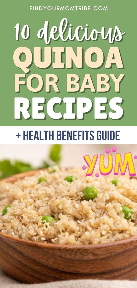 Quinoa Recipes For Kids, Qinuoa Recipes, Quinoa Health Benefits, Easy Quinoa, Easy Baby Food Recipes, Baby Recipes, Baby Cereal, Healthy Baby Food, Baby Led Weaning Recipes