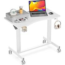 Rolling Standing Desk, Small Standing Desk, Portable Standing Desk, Mobile Standing Desk, Rolling Desk, Friends Apartment, Mobile Desk, Desk Workstation, Pillar Design