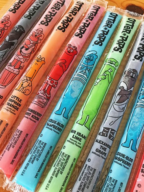 Review: Otter Pops Beach Breakers & What Do You Call These Frozen Sugar Water Things? | Junk Food Guy: Your Daily Snack of Junk Food, Pop Culture, & Awkwardness 80s Snacks, Popsicles Packaging, Orange Raspberry, Food Pop, Childhood Memories 80s, Otter Pops, Freeze Pops, Ice Cream Pops, Ice Cream Brands